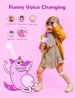 Foto 4 | Foto 4 | Micrófono De Karaoke Amazmic Toys Para Niñas Y Niños De 3 A 10 Años - Venta Internacional.