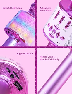 Foto 5 | Foto 5 | Micrófono De Karaoke Amazmic Toys Para Niñas Y Niños De 3 A 10 Años - Venta Internacional.
