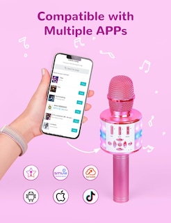 Foto 3 | Foto 3 | Micrófono De Karaoke Amazmic Toys Para Niñas Y Niños De 3 A 10 Años - Venta Internacional.