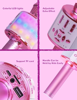 Foto 4 | Foto 4 | Micrófono De Karaoke Amazmic Toys Para Niñas Y Niños De 3 A 10 Años - Venta Internacional.