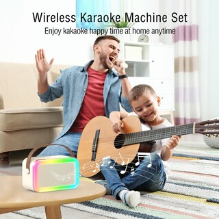 Foto 4 | Foto 4 | Máquina De Karaoke Meguo M11 Con 2 Micrófonos Inalámbricos Bluetooth - Venta Internacional.