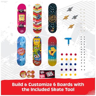 Foto 3 | Foto 3 | Mini Monopatines Tech Deck Spongebob Sk8shop Diapasón - Venta Internacional.