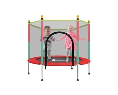 Foto 2 | Foto 2 | Bluelander Trampolín Brincolin Para Niños, Niñas, Red Seguridad, Resortes Reforzados, Barras Acolchadas, Trampolín Infantil