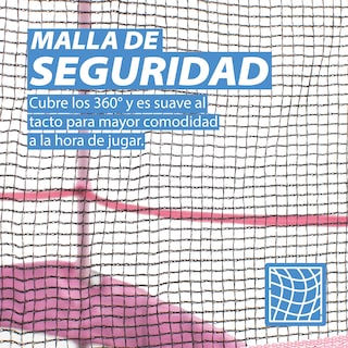 Foto 4 | Foto 4 | Trampolín Infantil De 1.4 Mts Onof Jmp-55 C/ Malla Protectora De 1 A 3 Años Color Rosa Magenta