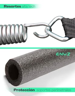 Foto 5 | Foto 5 | Brincolín Premium 8 Ft 2.43m con Luces LED Tubular Uso Rudo para Jardín Exteriores