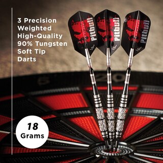 Foto 2 | Foto 2 | Dart Viper Pitbull Soft Tip, 18 G, 90% Tungsteno, Para Adultos - Venta Internacional.