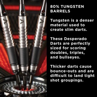 Foto 4 | Foto 4 | Darts Viper Desperado 80, Punta Blanda De Tungsteno Con Funda, 18 G - Venta Internacional.