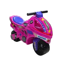 Moto Angelin Baby Corre Pasillos Rosa Con Luz Y Sonido
