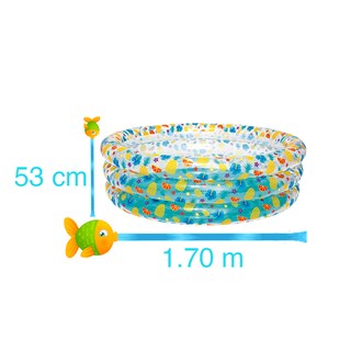 Foto 2 | Foto 2 | Alberca Inflable Infantil Bestway 51048 Multicolor 170 cm - Frutitas Tropicales