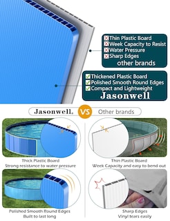 Foto 5 | Foto 5 | Piscina Para Perros Jasonwell, Plegable, Plegable, De Plástico Duro, 150 Cm - Venta Internacional.