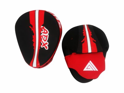 Foto 1 | Foto 1 | Par de Manoplas Curvas ADX Ali color Rojo con Protección Muñeca y Palma