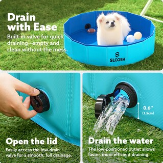 Foto 2 | Foto 2 | Piscina Portátil Plegable Para Perros Plástico Duro Varios Tamaños - Venta Internacional.