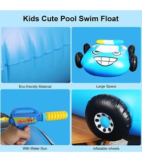 Foto 6 | Foto 6 | Inflable De Piscina Para Niños Juguete De Alberca,lanzador Agua Azul