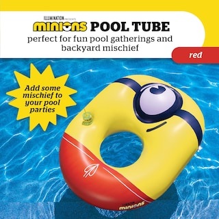 Foto 2 | Foto 2 | Flota Hinchable Big Mouth Minions Para Piscina, Mi Villano Favorito 4, Color Rojo - Venta Internacional.