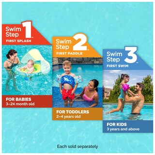 Foto 6 | Foto 6 | Floaties Swimways Soft Swimmies Para Niños Pequeños, Color Morado De 3 A 5 Años - Venta Internacional.