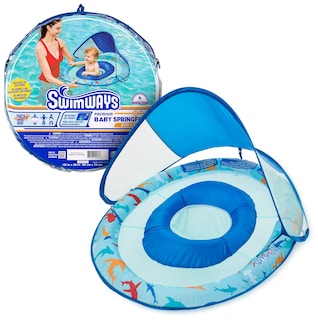 Foto 1 | Foto 1 | Flota Para Piscina Swimways Para Bebés Con Canopy Shark - Venta Internacional.