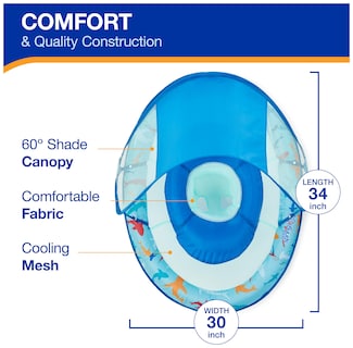 Foto 3 | Foto 3 | Flota Para Piscina Swimways Para Bebés Con Canopy Shark - Venta Internacional.