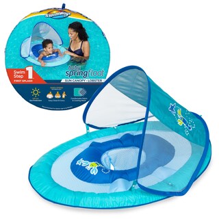 Foto 1 | Foto 1 | Baby Spring Float Swimways Con Toldo Upf50+, Langosta Azul - Venta Internacional.