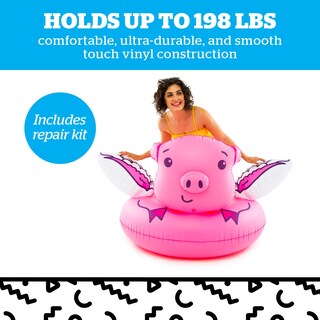 Foto 4 | Foto 4 | Pool Float Bigmouth Inc. Flying Pig, Inflable De 1,5 M De Ancho - Venta Internacional.