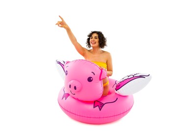 Foto 7 | Foto 7 | Pool Float Bigmouth Inc. Flying Pig, Inflable De 1,5 M De Ancho - Venta Internacional.