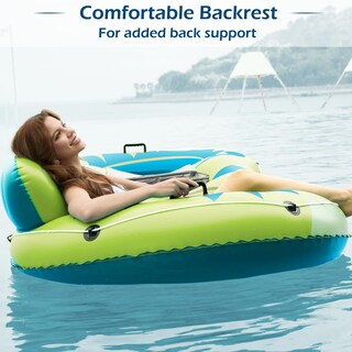 Foto 4 | Foto 4 | Flotador Inflable En Forma De Tubo De Río Jasonwell Para 2 Personas Con Hielera - Venta Internacional.