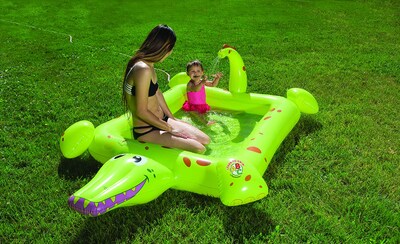 Foto 6 | Foto 6 | Aerosol Inflable Con Forma De Cocodrilo Para Nadar Y Chapotear Para Niños - Venta Internacional.