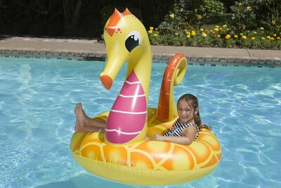 Foto 2 | Foto 2 | Flotador Inflable Para Fiestas En Piscina Poolmaster Seahorse, 48 Cm - Venta Internacional.