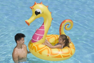 Foto 3 | Foto 3 | Flotador Inflable Para Fiestas En Piscina Poolmaster Seahorse, 48 Cm - Venta Internacional.