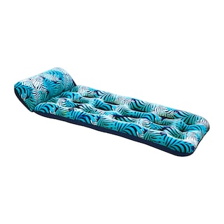 Foto 1 | Foto 1 | Piscina Float Aqua Inflable Contour Lounge Con 18 Bolsillos, Helechos Azules - Venta Internacional.