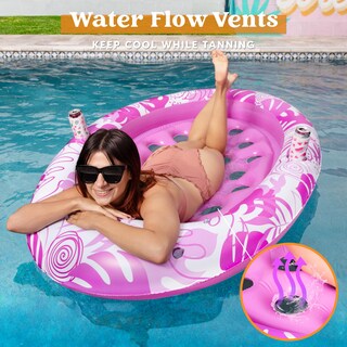 Foto 3 | Foto 3 | Tumbona Inflable Para Bronceado En Forma De Flotador Para Piscina Sloosh, Ovalada - Venta Internacional.