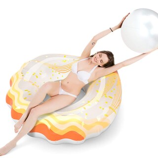 Foto 1 | Foto 1 | Flotador De Piscina Jasonwell Seashell Con Pelota Inflable Para Niños Y Adultos - Venta Internacional.