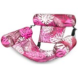 Silla Flotante Para Piscina Sloosh Sloosh Convertible  Color Rosa Tropical - Venta Internacional.