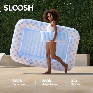 Foto 5 | Foto 5 | Tumbona Inflable De Bronceado Para Piscina Float Sloosh Blue Breezestar - Venta Internacional.