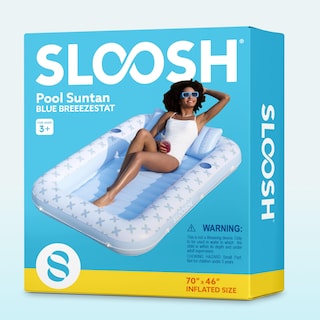 Foto 7 | Foto 7 | Tumbona Inflable De Bronceado Para Piscina Float Sloosh Blue Breezestar - Venta Internacional.