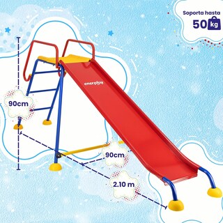 Foto 3 | Foto 3 | Resbaladilla Para Niños Italia, 210x90cm - Enerplay