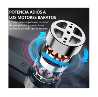Foto 4 | Foto 4 | Carro Control Remoto Recargable Para Niños color Negro