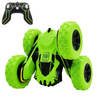 Foto 1 | Foto 1 | Venta Internacional - Control Remoto Rc Stunt Cars Threeking De Doble Cara, Color Verde
