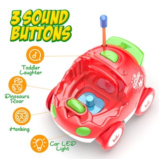 Foto 3 | Foto 3 | Venta Internacional - Auto Yeaye Toddler Con Control Remoto, Paquete De 2 Unidades Para Niños Mayores De 18 Meses