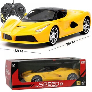 Foto 3 | Foto 3 | Venta Internacional - Coche Con Mando A Distancia Fala Yellow Para Niños Con Luces Led