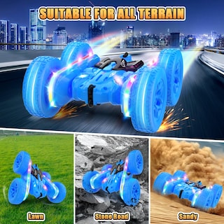 Foto 4 | Foto 4 | Venta Internacional - Coche A Control Remoto Jimdella Rc Cars Con Luces De 4 A 6 Años, Color Azul