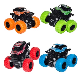 Foto 1 | Foto 1 | Juguetes Monster Truck Coches de Juguete de Fricción 4 Piezas