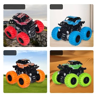 Foto 2 | Foto 2 | Juguetes Monster Truck Coches de Juguete de Fricción 4 Piezas