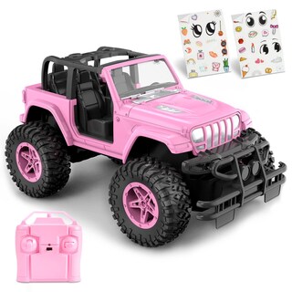 Foto 1 | Foto 1 | Coche RC NQD a Escala 1:16 Rosa con 80 Minutos de Juego para Niñas - Venta Internacional