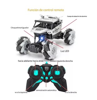 Foto 2 | Foto 2 | Coche De Control Remoto Todoterreno De Aleación Cuatro Vías M765-37a-plata