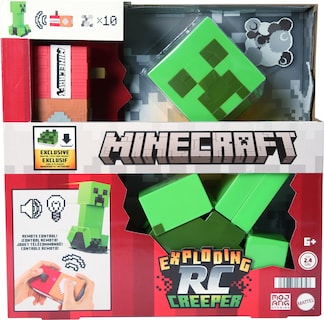 Foto 1 | Foto 1 | Toy Mattel Minecraft Exploding Rc Creeper Con Luces Y Sonidos - Venta Internacional.