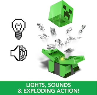 Foto 3 | Foto 3 | Toy Mattel Minecraft Exploding Rc Creeper Con Luces Y Sonidos - Venta Internacional.