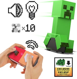 Foto 6 | Foto 6 | Toy Mattel Minecraft Exploding Rc Creeper Con Luces Y Sonidos - Venta Internacional.