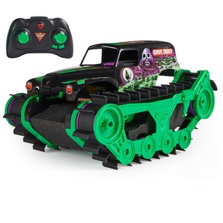 Foto 1 | Foto 1 | Vehículo Teledirigido Monster Jam Grave Digger Trax 1:15 - Venta Internacional.