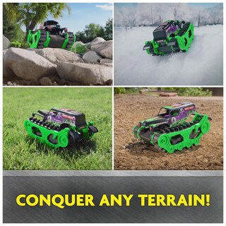 Foto 5 | Foto 5 | Vehículo Teledirigido Monster Jam Grave Digger Trax 1:15 - Venta Internacional.
