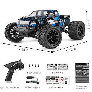 Foto 6 | Foto 6 | Coche RC Haiboxing a Escala 1/18 4wd Todoterreno Monster Truck RTR - Venta Internacional